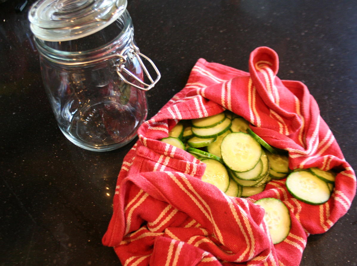 Drying Cucumber Slices
