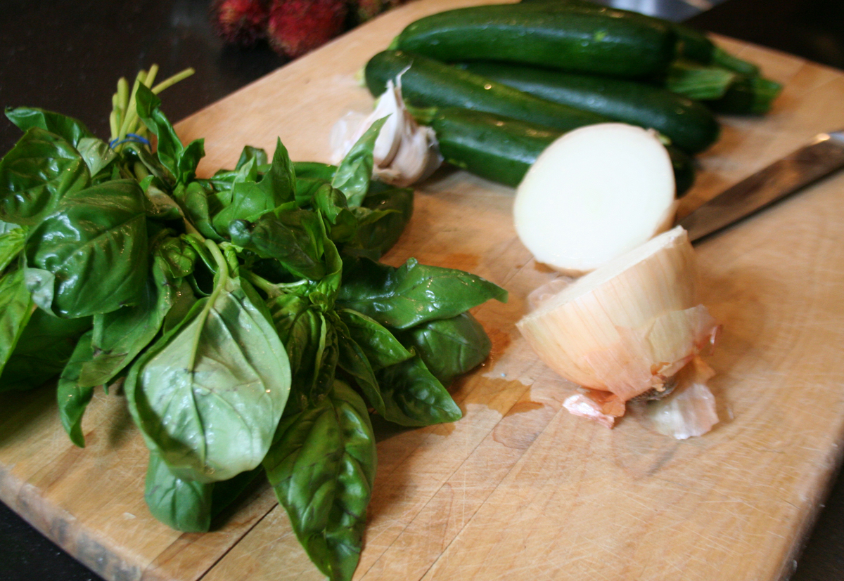 Ingredients for Zucchini fritters
