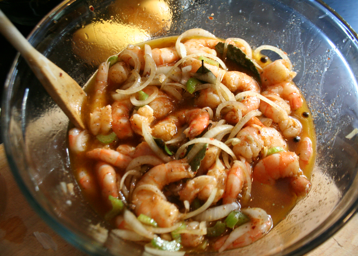 A Bowl of Pickled Shrimp