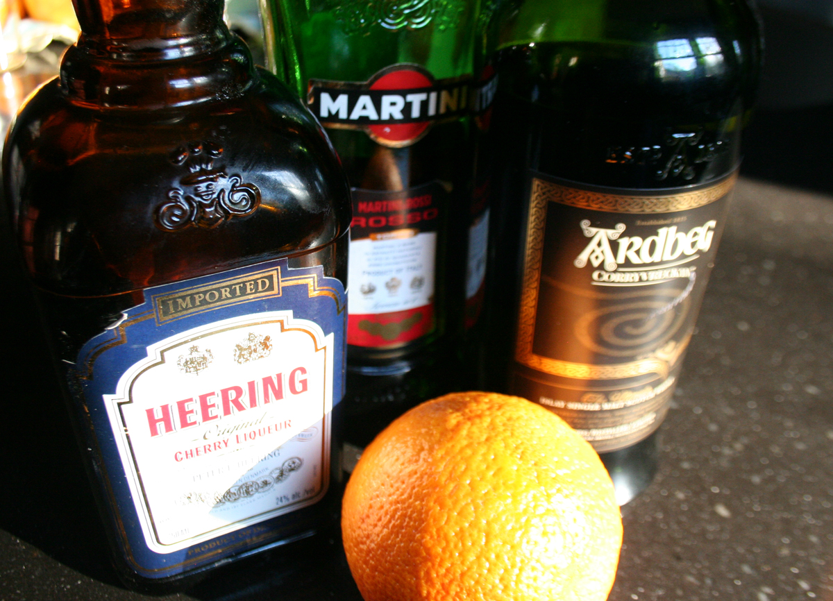 Blood and Sand Cocktail ingredients