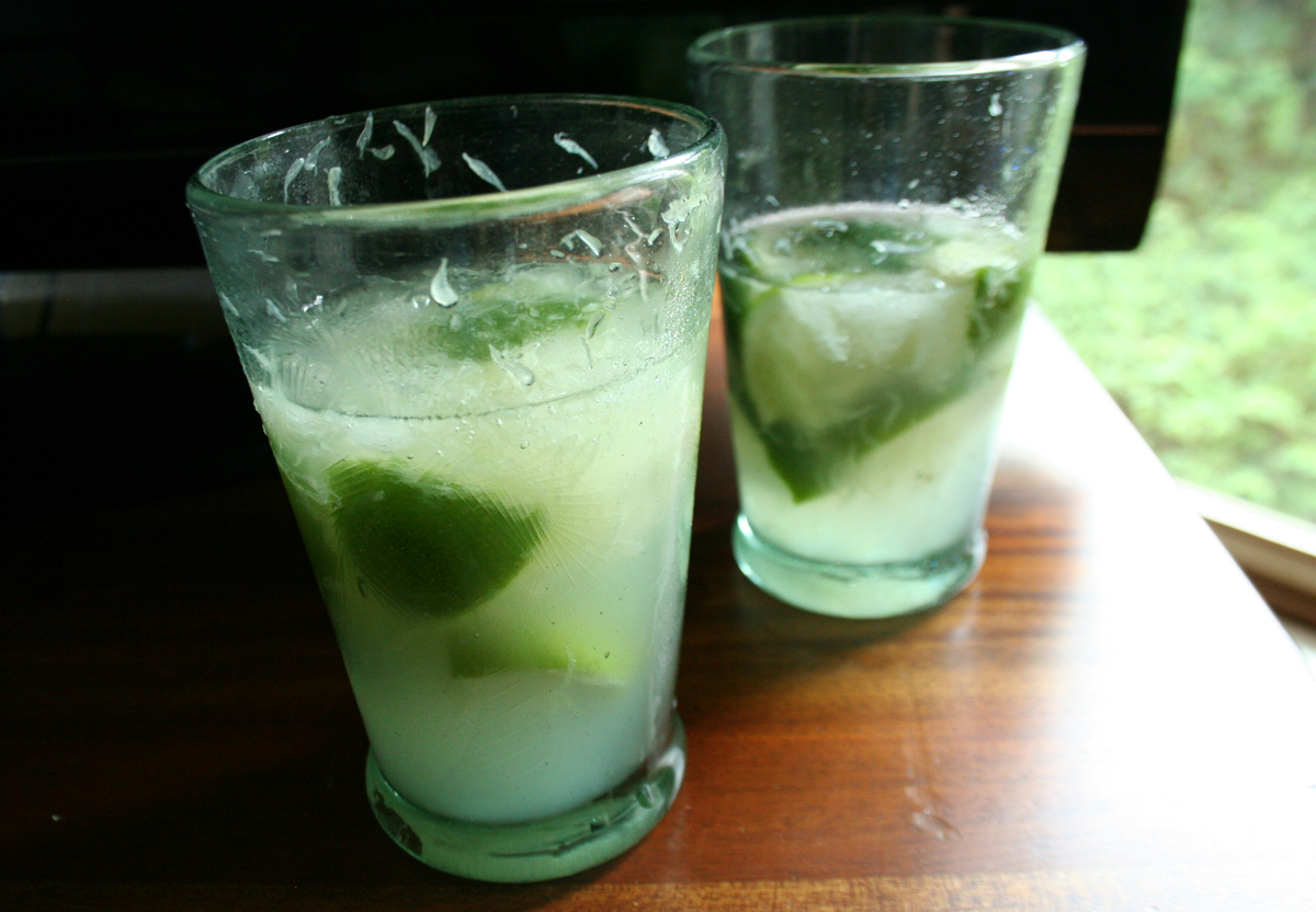 Caipirinhas - the official cocktail of Brazil