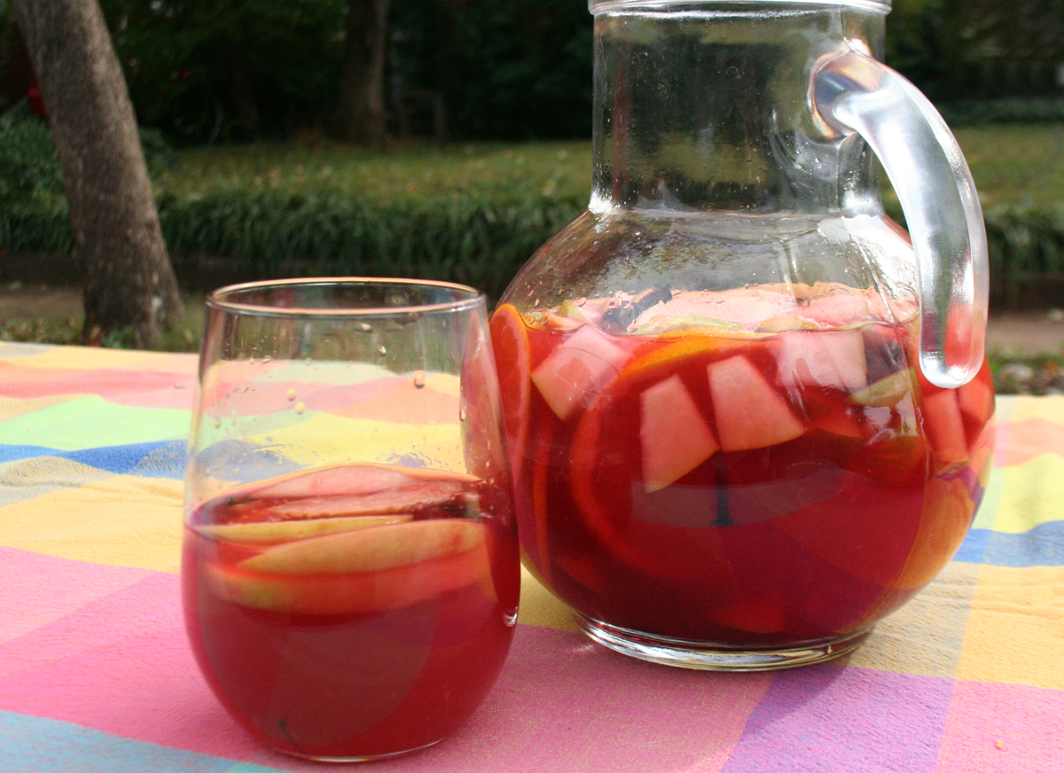 A Pitcher of Fall Spice Apple Cranberry Punch