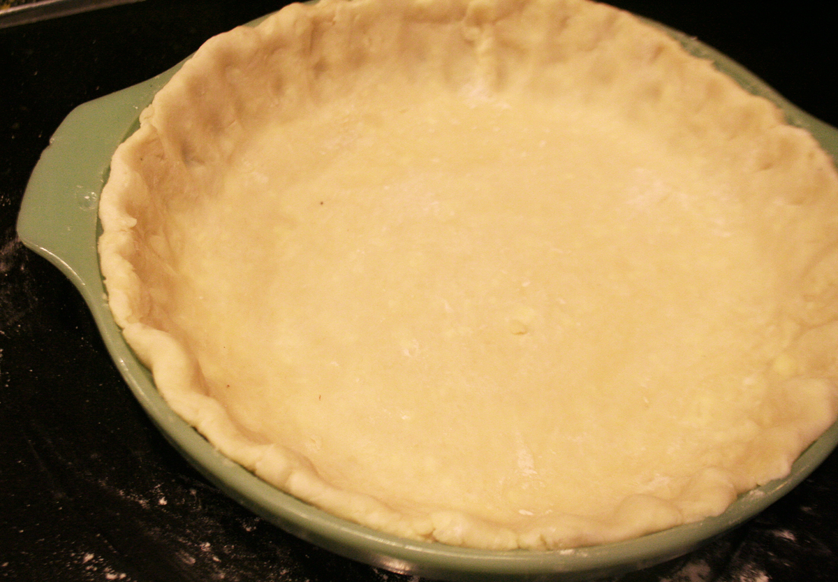 Pie Crust with Lard Uncooked