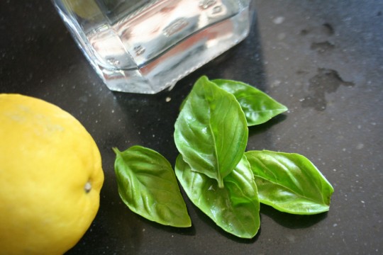 Fresh Basil and Lemon