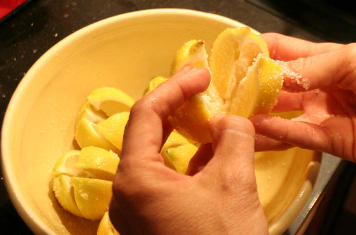 Salting the lemons