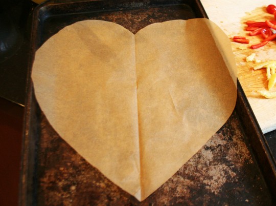 Heart-Shaped Parchment Paper