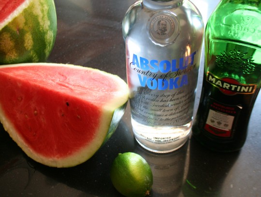 Watermelon, Vodka and Sweet Vermouth