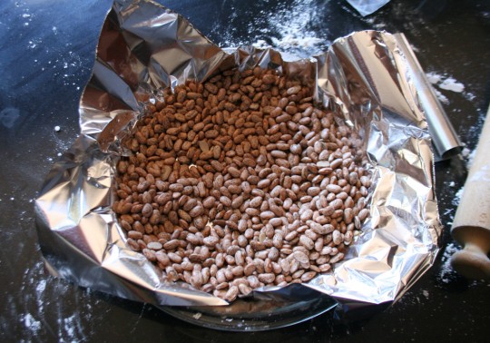 Using Beans for Pie Weights