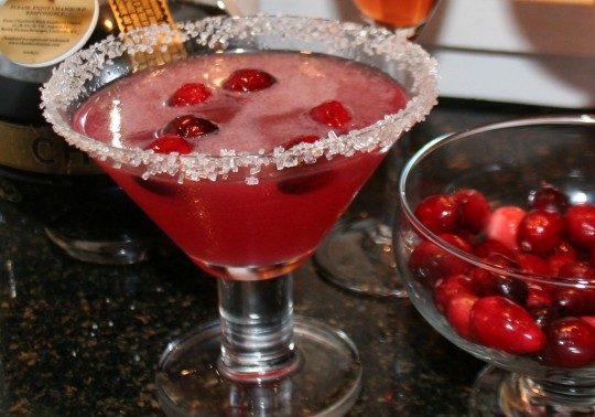 Thanksgiving Cocktail - Cranberry Cosmo