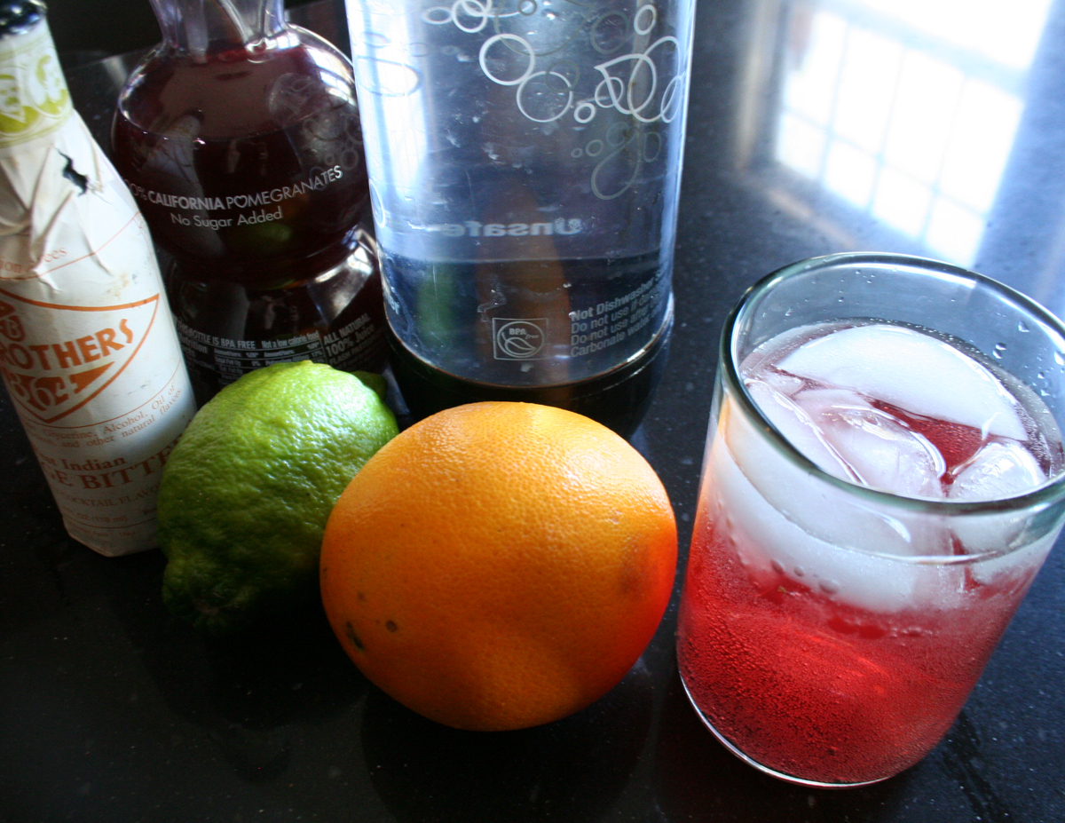 Dry January Mocktail - Pomegranate Mocktail